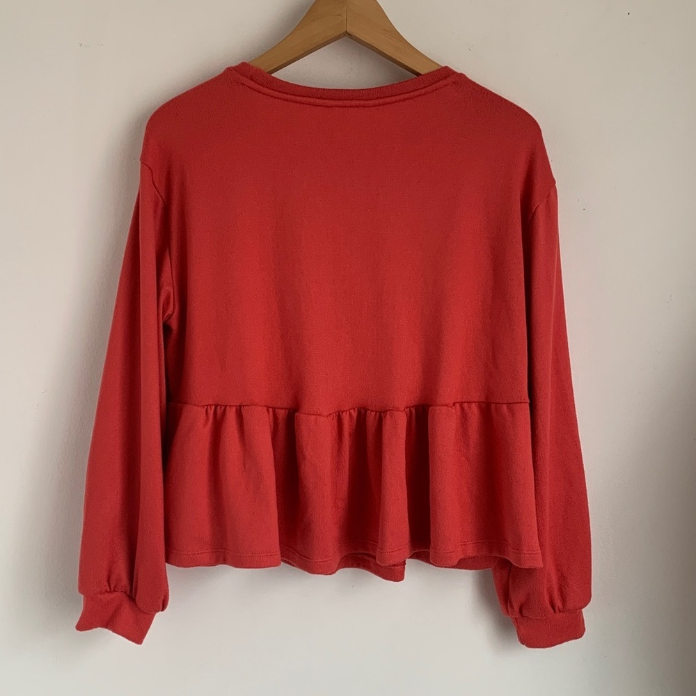 Joe Fresh x Jillian Harris Long Sleeve Peplum Top - Picture 6 of 7